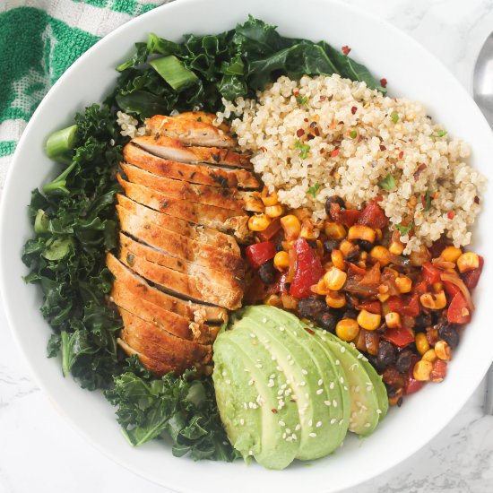 Healthy Chicken Quinoa Salad