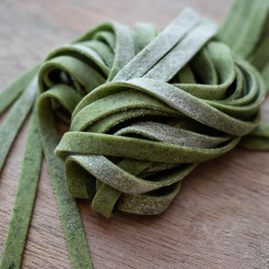 Spinach Fettuccine