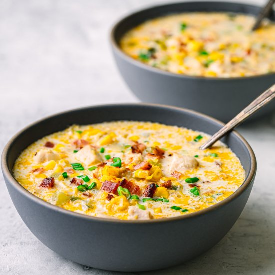 Instant Pot Chicken Corn Chowder