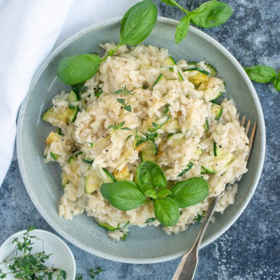 FRESH HERB ZUCCHINI LEMON RISOTTO