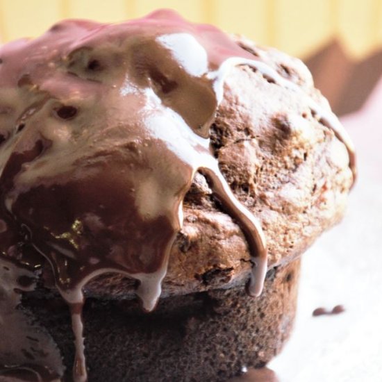 Healthy Chocolate Muffin {For One}