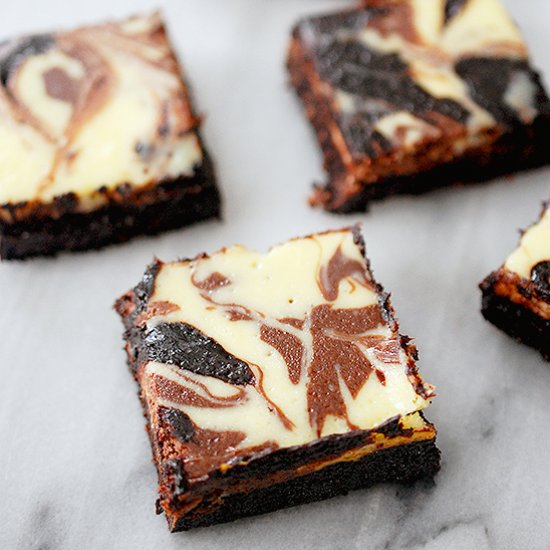 Camouflage chocolate fudge brownies