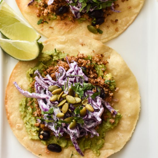 Vegetarian Tostadas