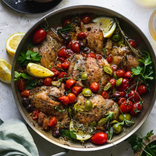 Chicken Provencal Skillet