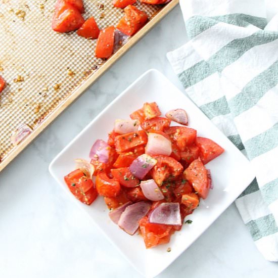 Sheet Pan Roasted Tomatoes