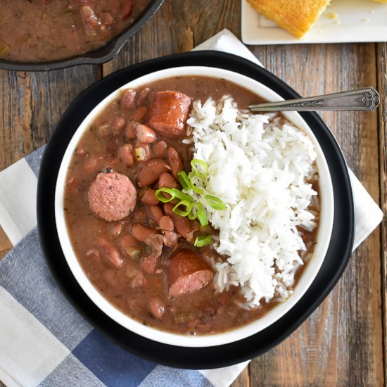 Slow Cooker New Orleans Red Beans