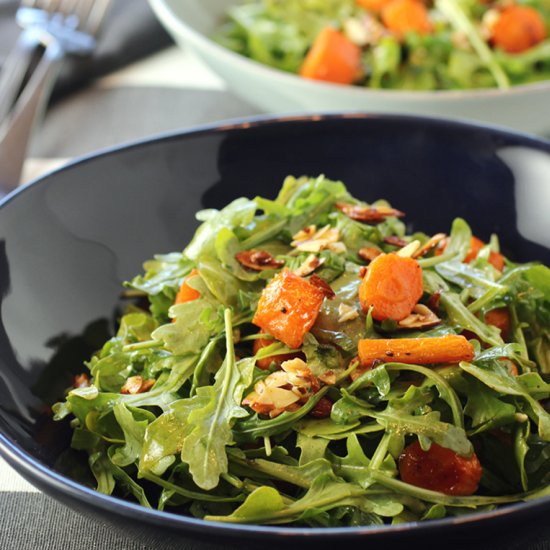 Honey-roasted carrot salad