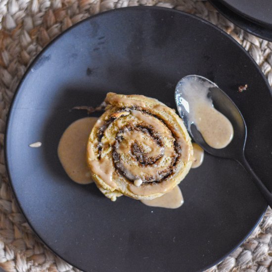 Cardamom Spice Rolls Ginger Glaze