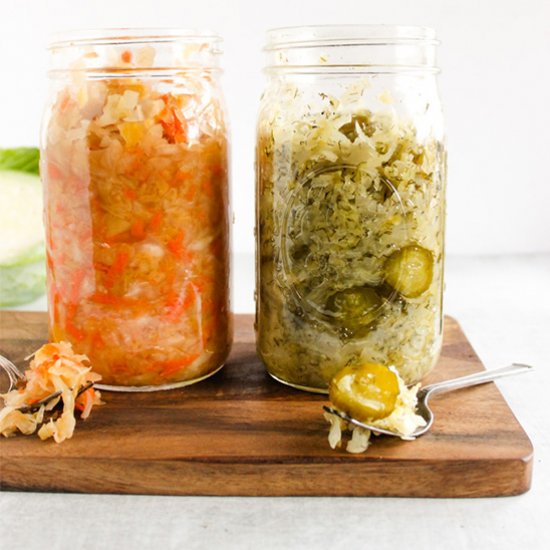 Two sauerkraut recipes