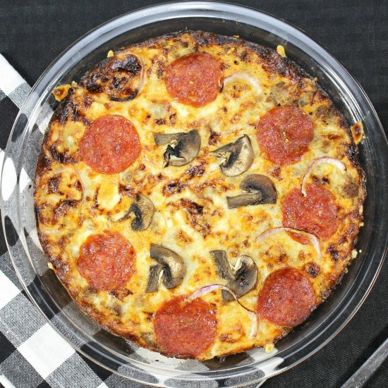 KETO PIZZA FRITTATA RECIPE