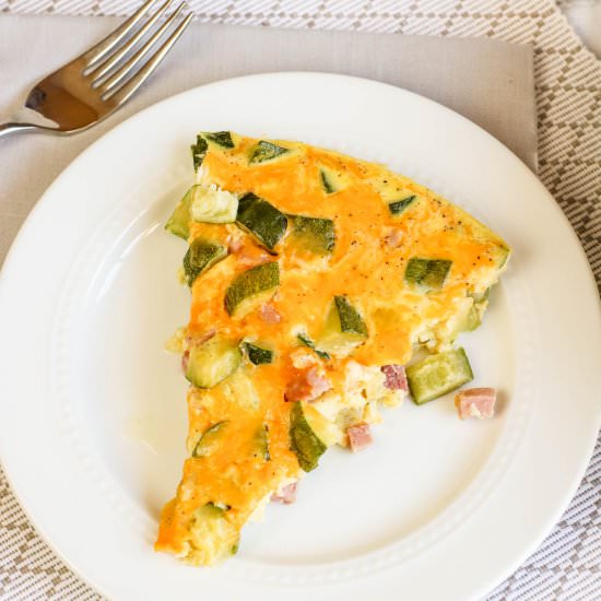 LOW CARB ZUCCHINI FRITTATA RECIPE