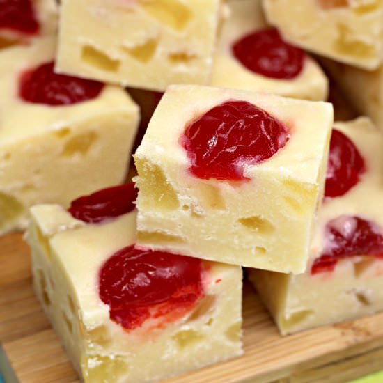 Pineapple Upside Down Fudge