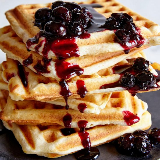 Blueberry Waffles