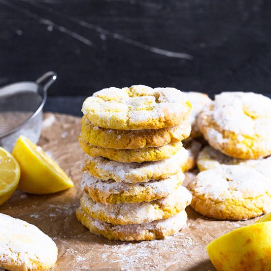 Lemon Crinkle Cookies