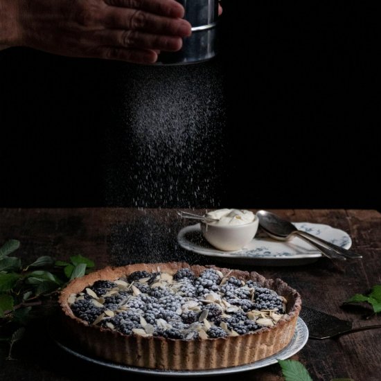 BLACKBERRIES & ALMOND CUSTARD TART