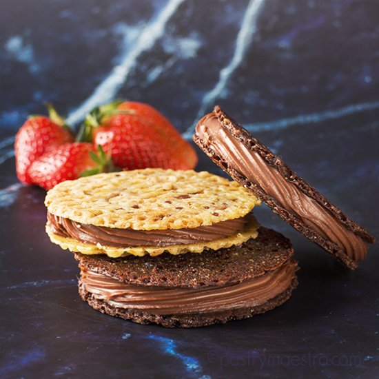 Chocolate Lace Sandwich Cookies