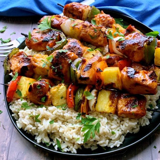 Hawaiian Chicken Kabobs