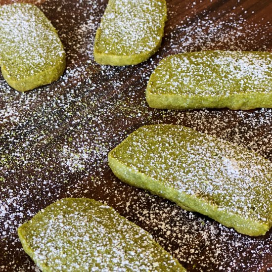 Classic Matcha Green Tea Shortbread