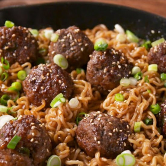 Mongolian Meatball Ramen