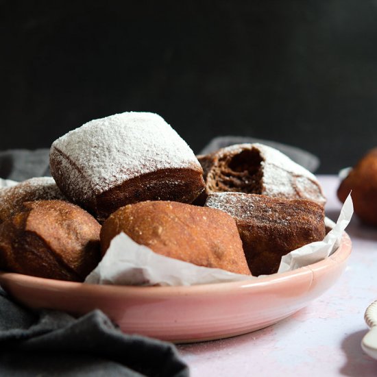 Chocolate beignets