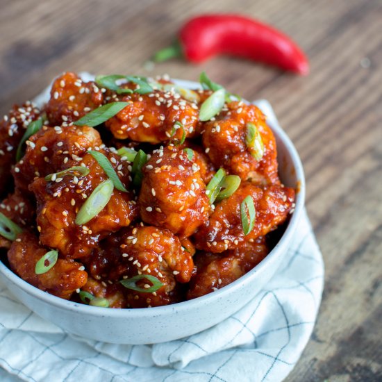 Korean Fried Chicken Bites