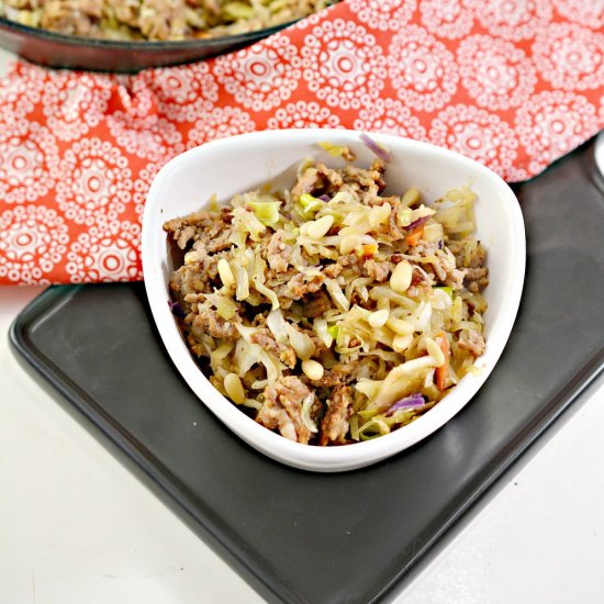 Sausage Egg Roll in a Bowl