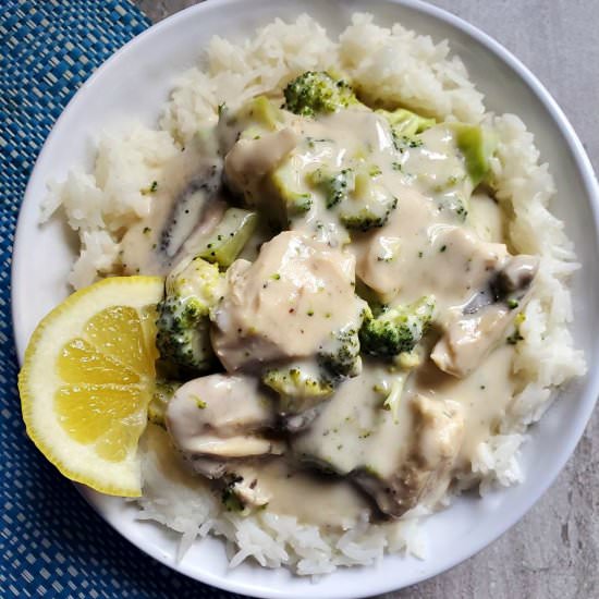 Cream of Mushroom Chicken and Rice