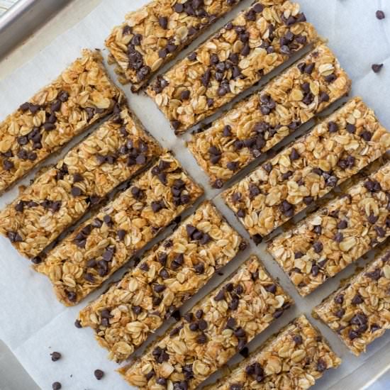 Chocolate Chip Oatmeal Bars