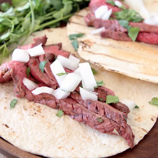 Citrus Marinated Carne Asada