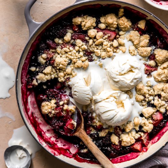 Mixed Berry Crumble