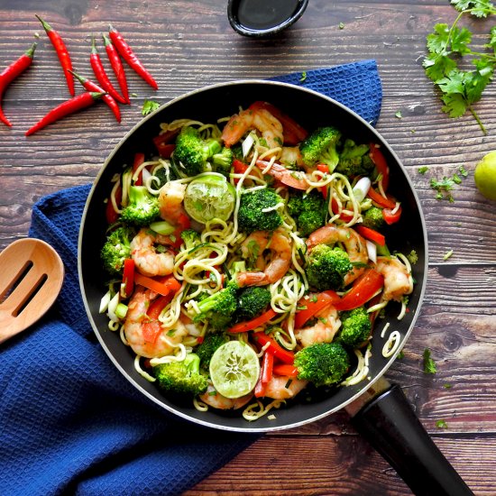 Keto Prawn Stir Fry