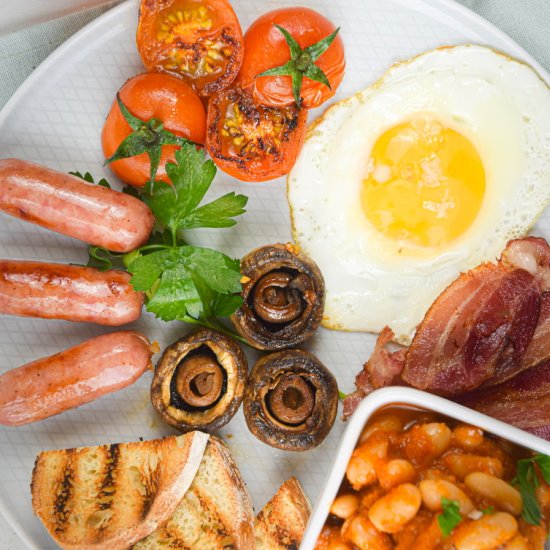 Electric Skillet Full English