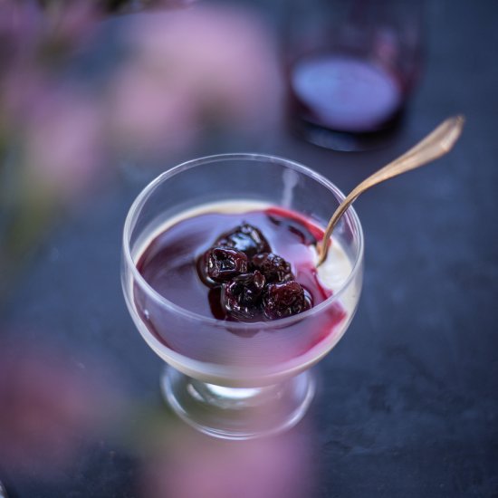 Cherry Panna Cotta