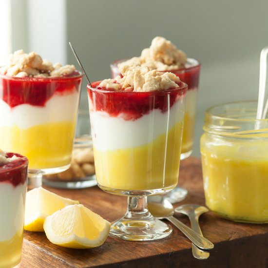 Lemon Berry Yogurt Parfaits