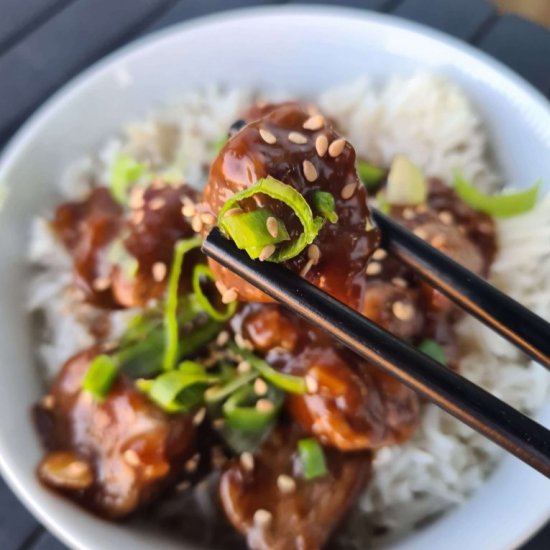 Twenty Minutes Beef Teriyaki