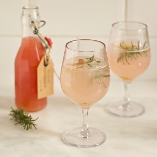 Rhubarb Cordial & Tonic