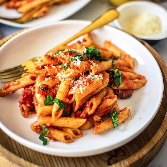 Penne Arrabbiata – Pasta Arrabiata