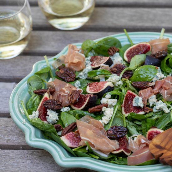 Fig Salad with Blue Cheese