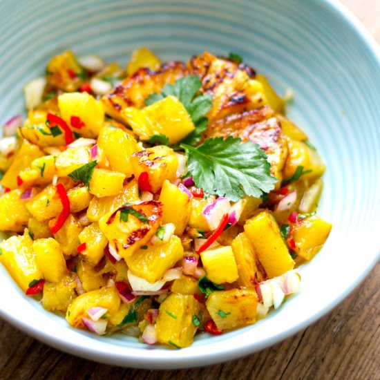 Grilled Pineapple Salsa