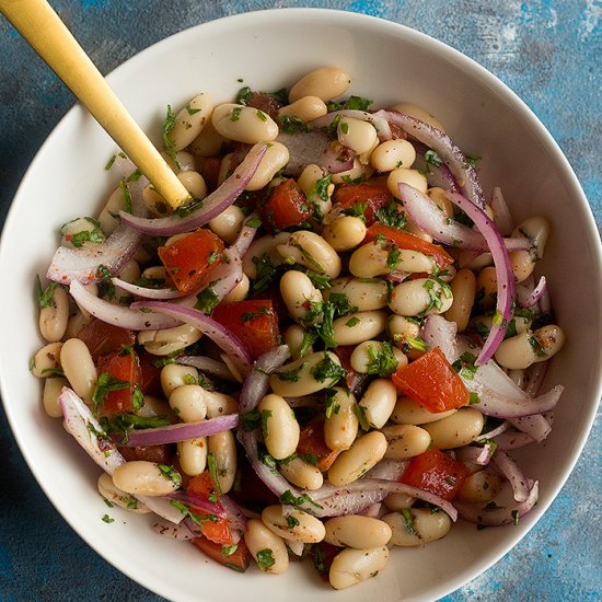 Turkish White Bean Salad