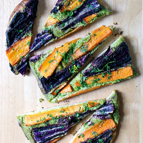 Root to Top Carrot Pizza