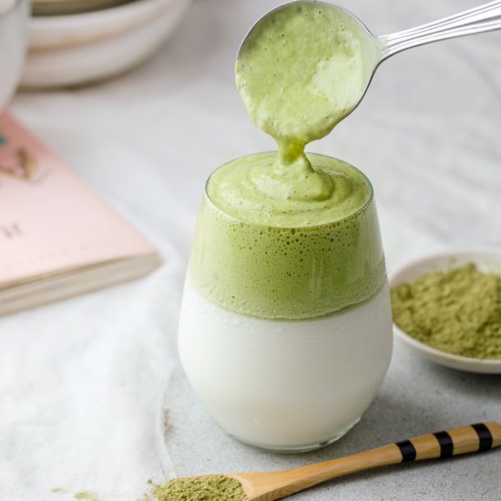 Whipped matcha