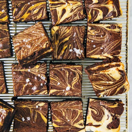 flourless cheesecake brownies