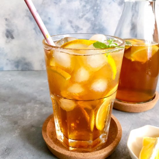 Lemon iced tea