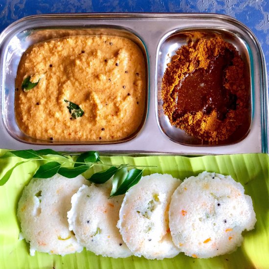 Vegetable Poha Idli