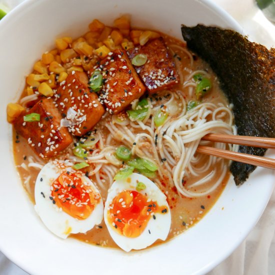 Miso and Tahini Ramen