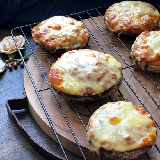 Stuffed portobello mushrooms