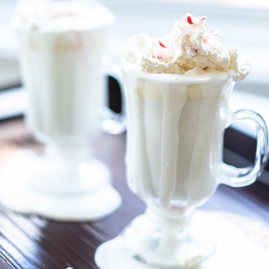 Peppermint White Hot Chocolate