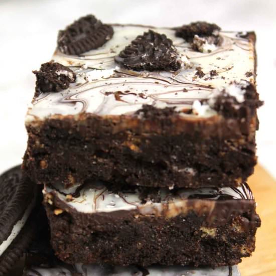 Vegan Oreo Fridge Cake