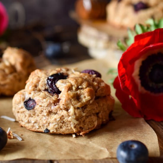 Blueberry Coconut Clove Scones